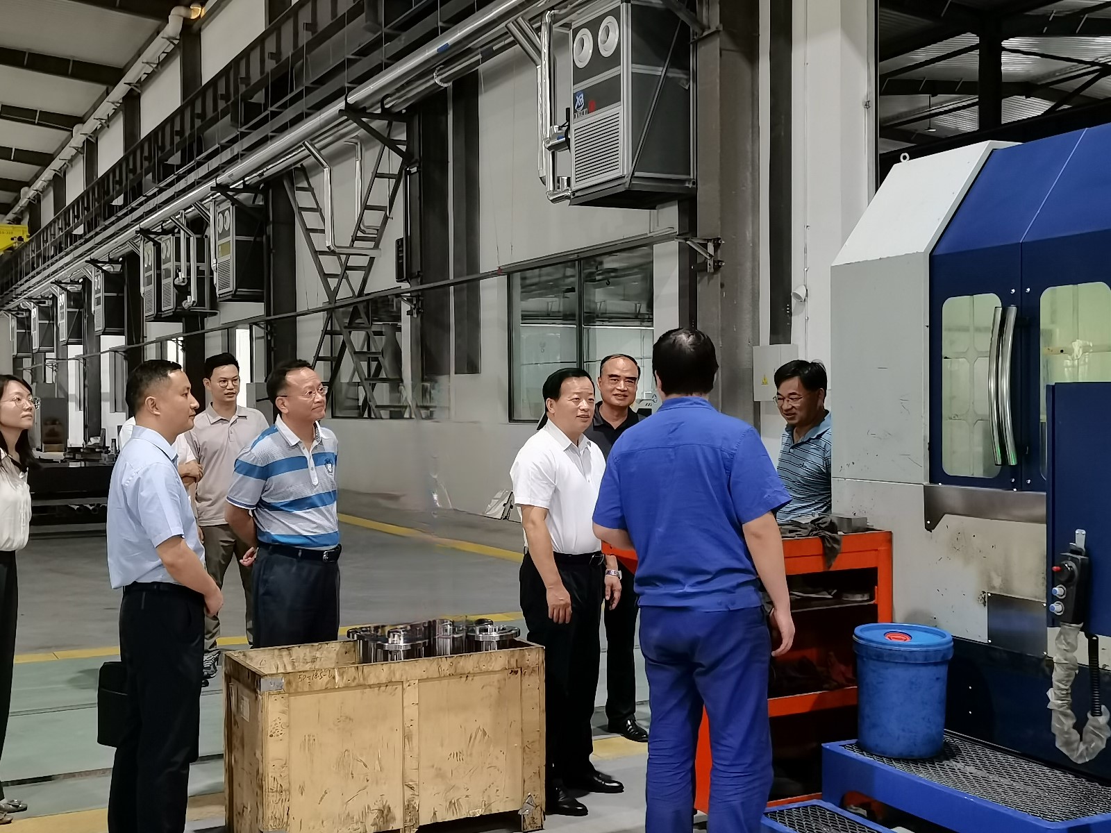 中共市委常委、市委統(tǒng)戰(zhàn)部部長(zhǎng)燕元沂一行蒞臨公司調(diào)研指導(dǎo)
